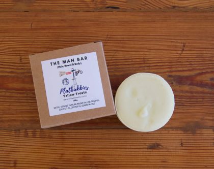 Man Bar | 3-in-1 Tallow Soap for Hair, Beard & Body (100 g)